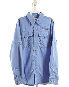 COLUMBIA  BLUE    DRESS SHIRT