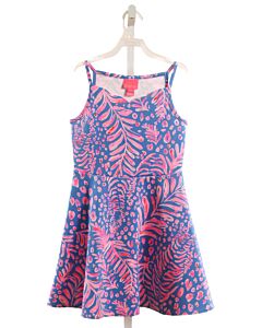 LILLY PULITZER  HOT PINK  FLORAL  KNIT DRESS