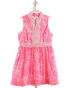 LILLY PULITZER  HOT PINK   PRINTED DESIGN DRESS