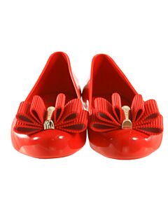 MINI MELISSA RED FLATS  *EUC SIZE CHILD 2