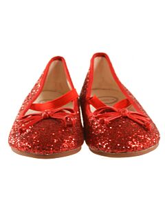 SWEET HONEY RED FLATS  *EUC SIZE CHILD 2