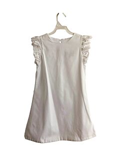 SUSANNE LIVELY  WHITE    DRESS WITH RUFFLE