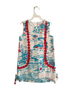 LILLY PULITZER  AQUA PIQUE   DRESS