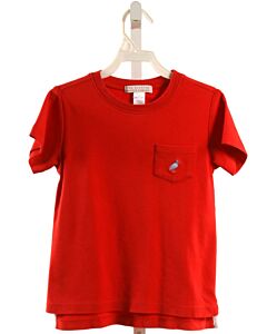 THE BEAUFORT BONNET COMPANY  RED    KNIT SS SHIRT