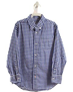 CREWCUTS  BLUE  GINGHAM  DRESS SHIRT