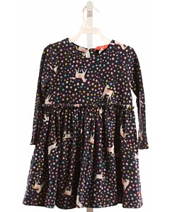 JOULES  BLUE KNIT  PRINTED DESIGN DRESS