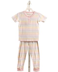 THE BEAUFORT BONNET COMPANY  WHITE KNIT STRIPED  LOUNGEWEAR