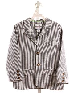 KITESTRINGS  BLUE SEERSUCKER STRIPED  BLAZER