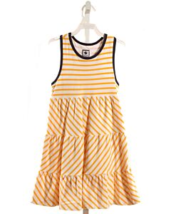 BUSY BEES YELLOW STRIPED KNIT DRESS