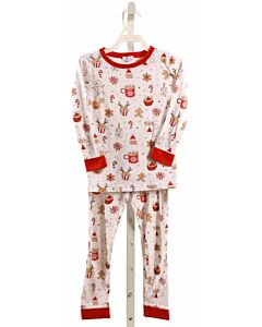 NOOMIE RED PRINTED DESIGN LOUNGEWEAR