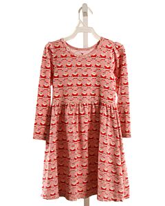PINK CHICKEN  PINK   PRINTED DESIGN KNIT DRESS
