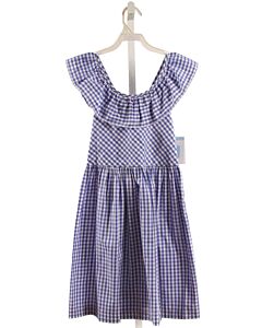 BELLA BLISS  BLUE  GINGHAM  DRESS