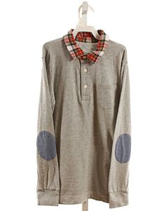 CREWCUTS  GRAY    KNIT LS SHIRT