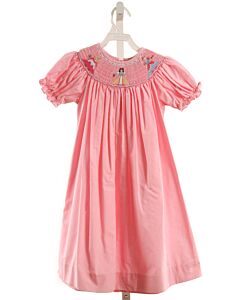 ORIENT EXPRESSED  PINK   SMOCKED DRESS