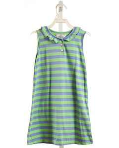 CPC  GREEN  STRIPED  KNIT DRESS