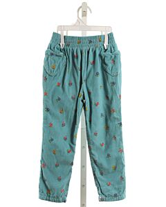 MINI BODEN  BLUE CORDUROY FLORAL  PANTS