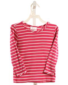 HANNA ANDERSSON  HOT PINK  STRIPED  KNIT LS SHIRT