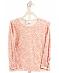 HANNA ANDERSSON  LT PINK  FLORAL  KNIT LS SHIRT