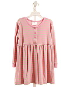 HANNA ANDERSSON  PINK  STRIPED  KNIT DRESS