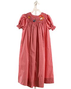 WISH UPON A STAR  RED  GINGHAM SMOCKED DRESS