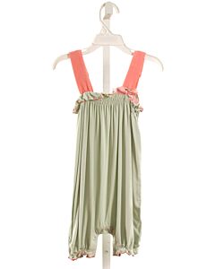 KICKEE PANTS  MINT    KNIT ROMPER