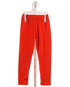 MINI BODEN  RED KNIT POLKA DOT  LEGGINGS