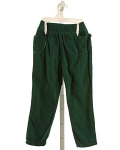 MINI BODEN  GREEN CORDUROY   PANTS