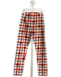 HANNA ANDERSSON  RED  PLAID  LEGGINGS