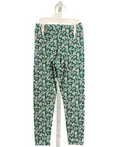 MINI BODEN  GREEN  FLORAL  LEGGINGS