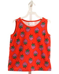 HANNA ANDERSSON  RED  PRINT  KNIT TANK