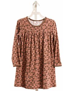 HANNA ANDERSSON  BROWN  FLORAL  KNIT DRESS