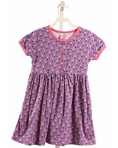 HANNA ANDERSSON  PURPLE  POLKA DOT  KNIT DRESS