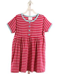 HANNA ANDERSSON  HOT PINK  STRIPED  KNIT DRESS