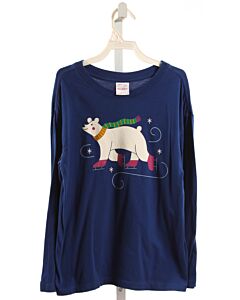 HANNA ANDERSSON  BLUE   PRINTED DESIGN KNIT LS SHIRT