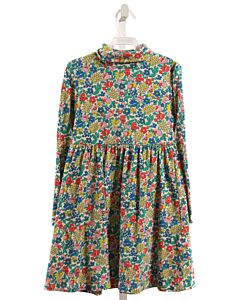 MINI BODEN  GREEN  FLORAL  KNIT DRESS