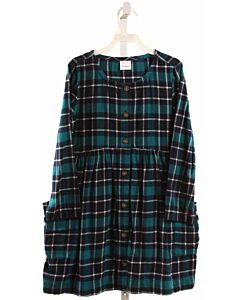 HANNA ANDERSSON  BLUE FLANNEL PLAID  DRESS