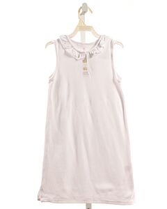 CPC  WHITE PIQUE   KNIT DRESS WITH RUFFLE