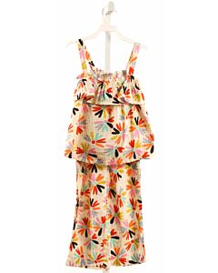 HANNA ANDERSSON  IVORY  FLORAL  2-PIECE OUTFIT