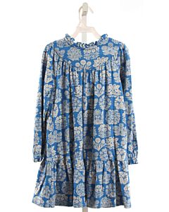 MINI BODEN  BLUE  FLORAL  KNIT DRESS