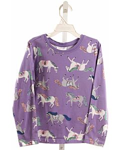 HANNA ANDERSSON  PURPLE   PRINTED DESIGN KNIT LS SHIRT