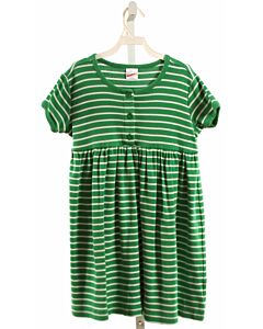 HANNA ANDERSSON  GREEN  STRIPED  KNIT DRESS