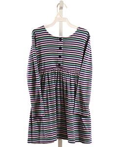 HANNA ANDERSSON  PURPLE  STRIPED  KNIT DRESS