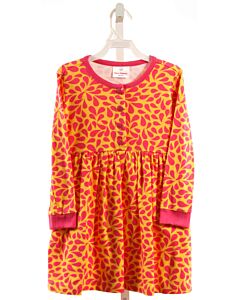 HANNA ANDERSSON  HOT PINK   PRINTED DESIGN KNIT DRESS