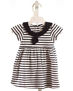JOJO MAMAN BEBE  BLUE  STRIPED  KNIT DRESS