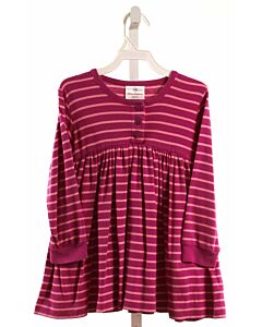 HANNA ANDERSSON  PURPLE  STRIPED  KNIT DRESS