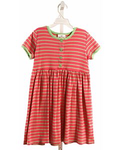HANNA ANDERSSON  HOT PINK  STRIPED  KNIT DRESS