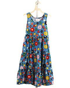 HANNA ANDERSSON  BLUE  FLORAL  KNIT DRESS