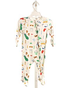 ANGEL DEAR  WHITE KNIT  PRINTED DESIGN LAYETTE