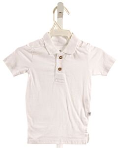 HONEST  WHITE    KNIT SS SHIRT