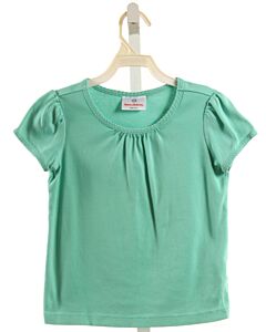 HANNA ANDERSSON  GREEN    KNIT SS SHIRT